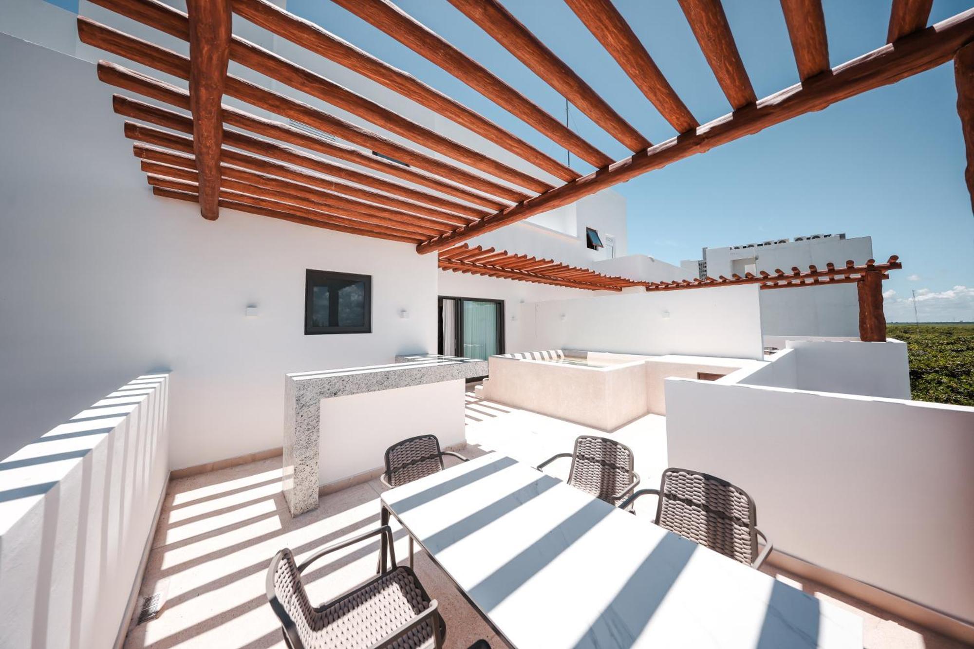 Ferienwohnung Porto Blu Puerto Morelos Exterior foto