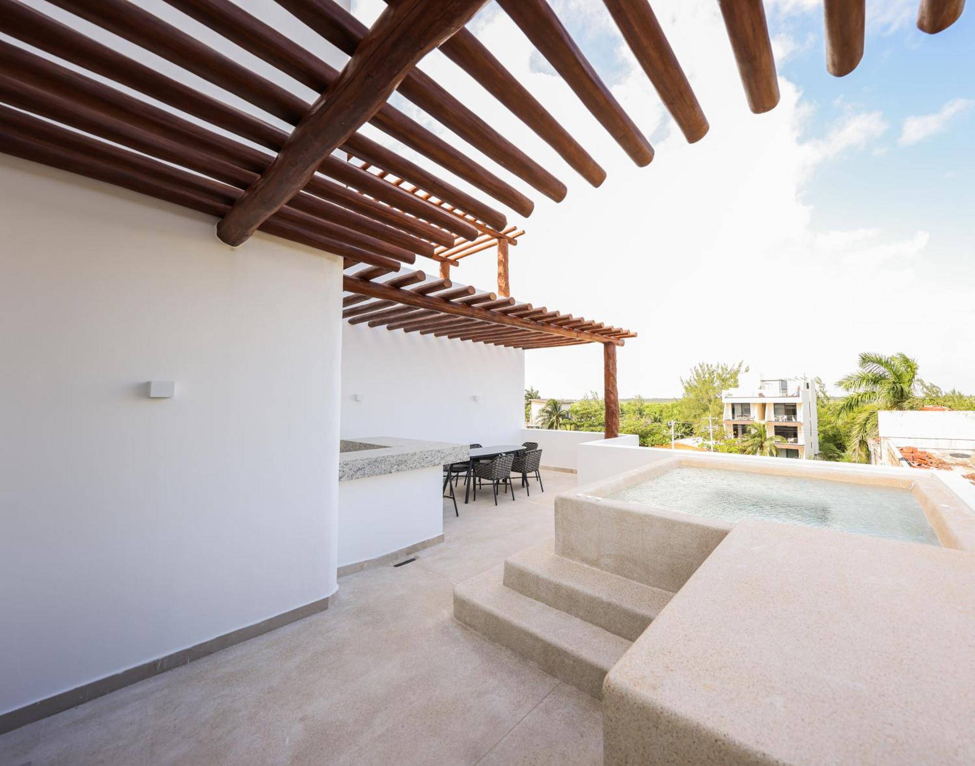 Ferienwohnung Porto Blu Puerto Morelos Exterior foto